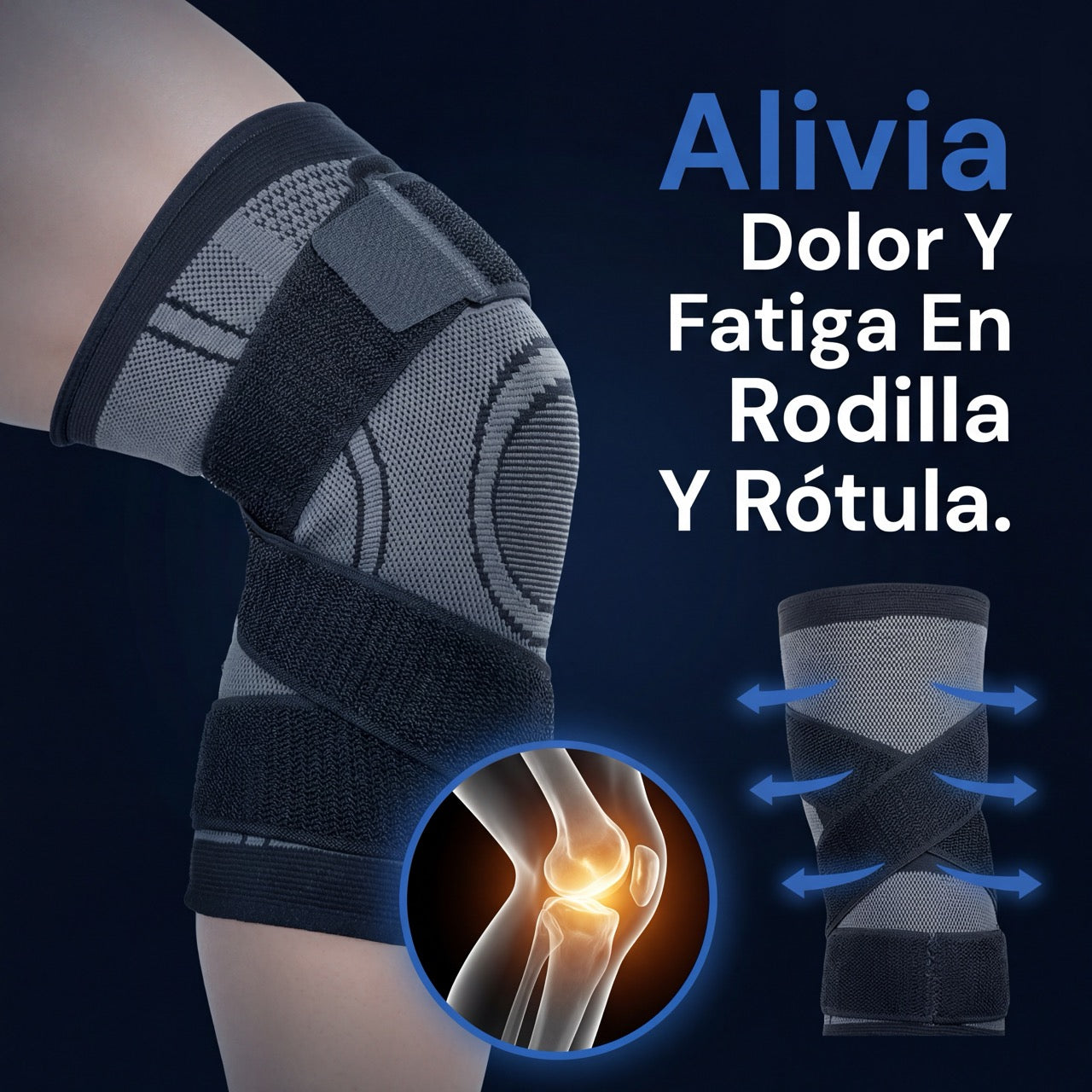 Rodillera Compresión Alivio 2x1 | Aktiva Uruguay
